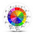Circle of Fifths Music Theory Cheat Sheet Colorful Wall Clock The Wheel of Harmony Music Theory Equations Musicians Art Clock