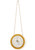 White Rabbit Clock Crossbody Bag Women's Gold Alice in Wonderland Costume Purse Standard