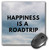 3dRose Simple Travel Quotes and Text of Happiness is A Roadtrip - Mouse Pads (mp-366196-1)