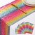 Sequin Table Runners 12''x108'' 5Packs Rainbow Table Runners Glitter Table Runners for Parties Wedding Reception Multicolor Sequin Table Covers for Birthday/Baby Shower/Event Decoration