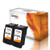 Remanufactured Canon PG-210XL Ink Cartridge Combo,Use in Canon PIXMA MP495 MP280 MP250 MP490 MP480 IP2702 MP230 MX410 MX420 MX340 MP270 MP240 MX350 MX330 MX320 MP499 IP2700 MX360 MX410,2 Black