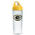 Tervis 1231117 NFL Green Bay Packers Primary Logo Tumbler with Emblem and Yellow Lid 24oz Water Bottle, Clear