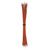 Cut & Stripped Wire, 24 AWG UL1061, Stranded, Orange 6" Leads - 50 Pieces