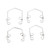 DDP Set of 4 Barraquer Wire Eye Speculum Small Medium Large X-Large