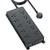 Surge Protector Power Strip 10ft, 4000J, ETL Listed, TROND 10 Widely Spaced Outlets, 2 USB A & 2 USB C Ports, Flat Plug Long Extension Cord, Wall Mountable, for Home Office Entertainment, Black