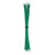 Cut & Stripped Wire, 26 AWG, Solid, Green 9" Leads - 50 Pieces