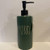 RAE DUNN BY MAGENTA MERRY Soap Dispenser - Christmas Bathroom desk organizer - Ceramic Green