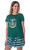 Harry Potter Women's Hogwarts Castle Slytherin Shirt and Shorts Sleepwear Pajama Set (Small)