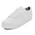 Nautica Women Lace-Up Fashion Sneaker Casual Tennis Shoes-Aelisa-White Size-8