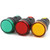 Baomain LED Indicator Pilot Light L22 DC 12V 20mA Green Red Yellow Indicator lamp 3 Pieces
