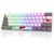 Owpkeenthy RGB Mechanical Keyboard 60 Percent Red Switches, Ultra-Compact Mini Wired Gaming Keybaord with Backlit PBT Dye-Sub Keycaps for Win/Mac/PC (White/Red Switch)