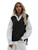 SweatyRocks Women's Sleeveless V Neck Ribbed Knit Split Pullover Sweater Vest Black S