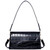 Telena Shoulder Bag for Women, Vegan Leather Women's Shoulder Purses Handbags with 2 Removable Strap Crossbody Bag Purses Crocodile Pattern Black