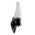 DOITOOL 1Pc Wall lamp Antique Lamp Coffee Bar Sconces Wall Mount Corridor Lamp Vintage Industrial Wall Light Bathroom sconces Hotel Sconces Clean it Glass White Outdoor Incandescent lamp