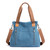 SULCET Canvas Handbag for Women Cloth Tote Shoulder Purses Hobo Casual Crossbody Bag Large Top Handle Shopper Bag