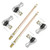 Caltric 2 Tie Rod And Tie Rod End Kit Compatible with Suzuki LT-A450X LT-A450 KingQuad 450 2007-2010