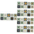 Toyvian 50 Pcs Wall Sticker Kitchen Tile Decals Moroccan Tiles Backsplash DIY Tile Decals Vinyl Self Adhesive Wallpaper Floral Tile Stickers Tile Backsplash PVC Kitchen Supplies Bohemia 3D