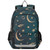 ALAZA Gold Stars Moons Planets Galaxy Backpack Daypack Bookbag