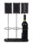 Creative Co-Op DE7297 Wine Bottle Holder with Chalkboard Labels