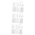 VILLCASE 42 Pcs Epoxy Resin Molds DIY Resin Crystal Epoxy Silicome Transparent Book Reusable Casting Molds Craft Casting Mold Resin Casting Molds Bookmark Casting Molds Jewelry A5 Notebook