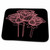 3dRose Stylized Mesh Effect Gentle Pink Roses - Dish Drying Mats (ddm-356640-1)