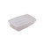 Axentia Graz Soap Dish Plastic, Plastic, White, ca. 11,4 x 2,2 x 7,5 cm