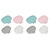 Cabilock 8 Pcs Soap Tray Bathroom Soap Dish Sponge Dish Holder Soap Bar Dish Bar Soap Holder Silicone Dish Soap Sponge Tray Household Handmade Soap Travel Silica Gel