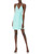 BCBGeneration Women's Wrap Knit Dress, Aqua, Small