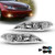 SPIEGEER Fog Lights Assembly for 2002 2003 2004 Toyota Camry, Replacement Fog Lamps Kit for 2005 2006 2007 2008 Corolla,2002 2003 Solara with Switch And Wiring 9006 12V 55W Halogen Bulb Clear Lens