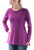 Alfani Womens Ribbed Knit Sweater, Purple, Small