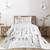 Lunarable Fly Fishing Bedspread, Outline Sketchy Drawings of Fishing Accessories Fisherman Tools, Decorative Quilted 2 Piece Coverlet Set with Pillow Sham, Twin Size, Charcoal Grey