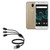 BoxWave Cable Compatible with Wiko WIM - MultiCharge MicroUSB Cable, Multiple Charging Cable Micro USB Cable - Black