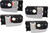 Garage-Pro Interior Door Handle Set Compatible with 2004-2009 Kia Spectra, Fits 2005-2009 Kia Spectra5 Front and Rear, Driver and Passenger Side Gray