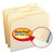 Smead WaterShed File Folder, Reinforced 1/3-Cut Tab, Letter Size, Manila, 100 Per Box (10314)