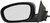 Dorman 955-702 Driver Side Door Mirror Compatible with Select Chrysler / Dodge Models