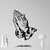 Hands Praying Wall Decal Prayer Pray Christian God Jesus Christ Religion Vinyl Sticker Church Wall Decor Nursery Kids Baby Room Bedroom Wall Art Wall Mural 46quo