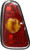 Evan-Fischer Tail Light Compatible with 2002-2004 Mini Cooper Primed CAPA Driver Side