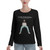 Louis Singer Tomlinson T-Shirt Women's Long Sleeve Shirt Cotton Round Neck Loose Basic Tunic Tops Fashion Printed Pullover Tee Black