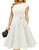 DRESSTELLS Vintage Tea Dress for Women, 1950s Cocktail Party Dresses, Modest Bridesmaid Dress for Wedding, Fit Flare Prom Dress, Plus Size Work Dress White 2XL DRESSTELLS Vintage Tea Dress for Women, 1950s Cocktail Party Dresses, Modest Bridesmaid Dress for Wedding, Fit Flare Prom Dress, Plus Size Work Dress White 2XL