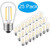 FadimiKoo S14 LED Bulbs 2W 2700K Warm White E26 Base Edison Outdoor String Light Bulb 25 Pack