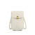 Pixie Mood Nyla 5.5 x 8 Vegan Leather Crossbody Bag, Coconut Cream