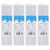 4-Pack Replacement for Compatible with US Water Systems 200-RO-DI Activated Carbon Block Filter - Universal 10 inch Filter Compatible with US Water 50 to 150 GPD RO-DI System - Denali Pure Brand