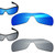 BlazerBuck Anti-salt Polarized Replacement Lenses for Oakley Antix - Silver Chrome & Ice Blue