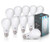 10-pack LED Dimmable 60 Watt Equivalent Daylight A19 Light Bulb, Energy Star Rated, By Triangle Bulbs