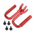 Ansite Front Grab Handles Red Grip Handle Grab bar for Jeep Wrangler TJ & Unlimited 1997-2006