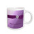 3dRose Flower on Ribbon Mug, 11-Ounce
