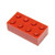 LEGO Parts and Pieces: Red (Bright Red) 2x4 Brick x100