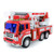 Gizmovine Friction Power Fire Truck Toy with Lights and Sounds, Extending Rescue Rotating Ladder Pull Back Vehicles for Kids & Toddlers, 1:16 Scale