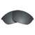 Revant Replacement Lenses Compatible With Oakley Half Jacket 2.0, Polarized, Black Chrome MirrorShield