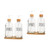 Cabilock 2 Sets soap Dispenser Bottle Pump soap Dispenser Empty Pump Bottles Shampoo and Conditioner Bottles Hand Pump Dispenser Shampoo Pump Bottles Portable soap Travel Liquid Glass Pump
